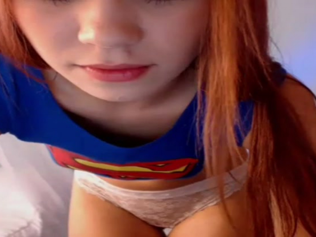 cataleya1 hot lingerie and superman t-shirt